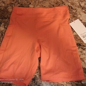 90° by reflex girls choral shorts. Biker style shorts. Size large.